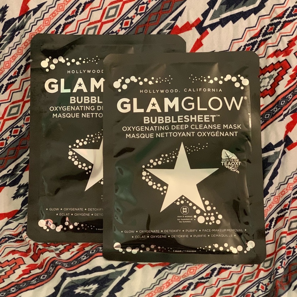 Glam Glow Bubblesheet Oxygenating Deep Face Mask